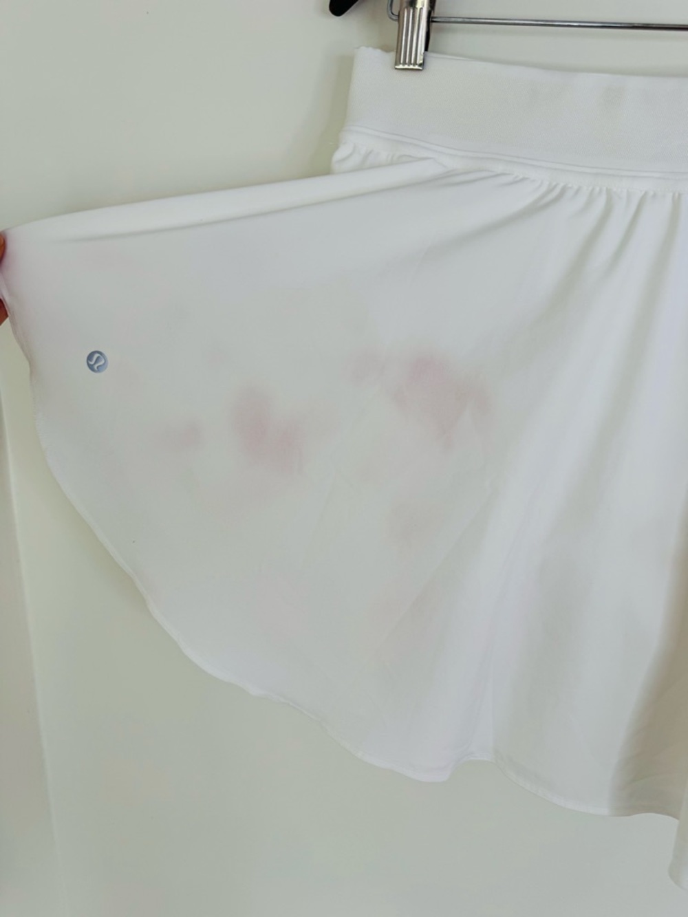Lululemon Court Rival high rise skirt white womens 8 skort tennis - Picture 6 of 7